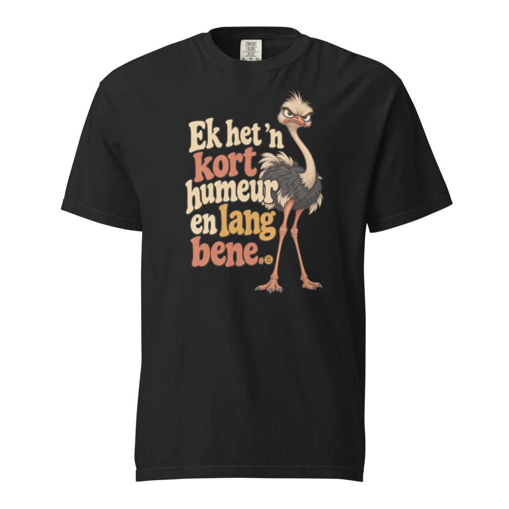 Ek het ’n kort humeur en lang bene