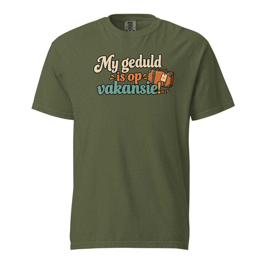 My geduld is op vakansie!