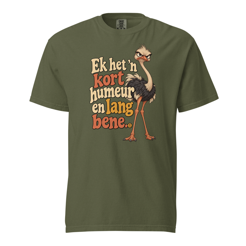 Ek het ’n kort humeur en lang bene