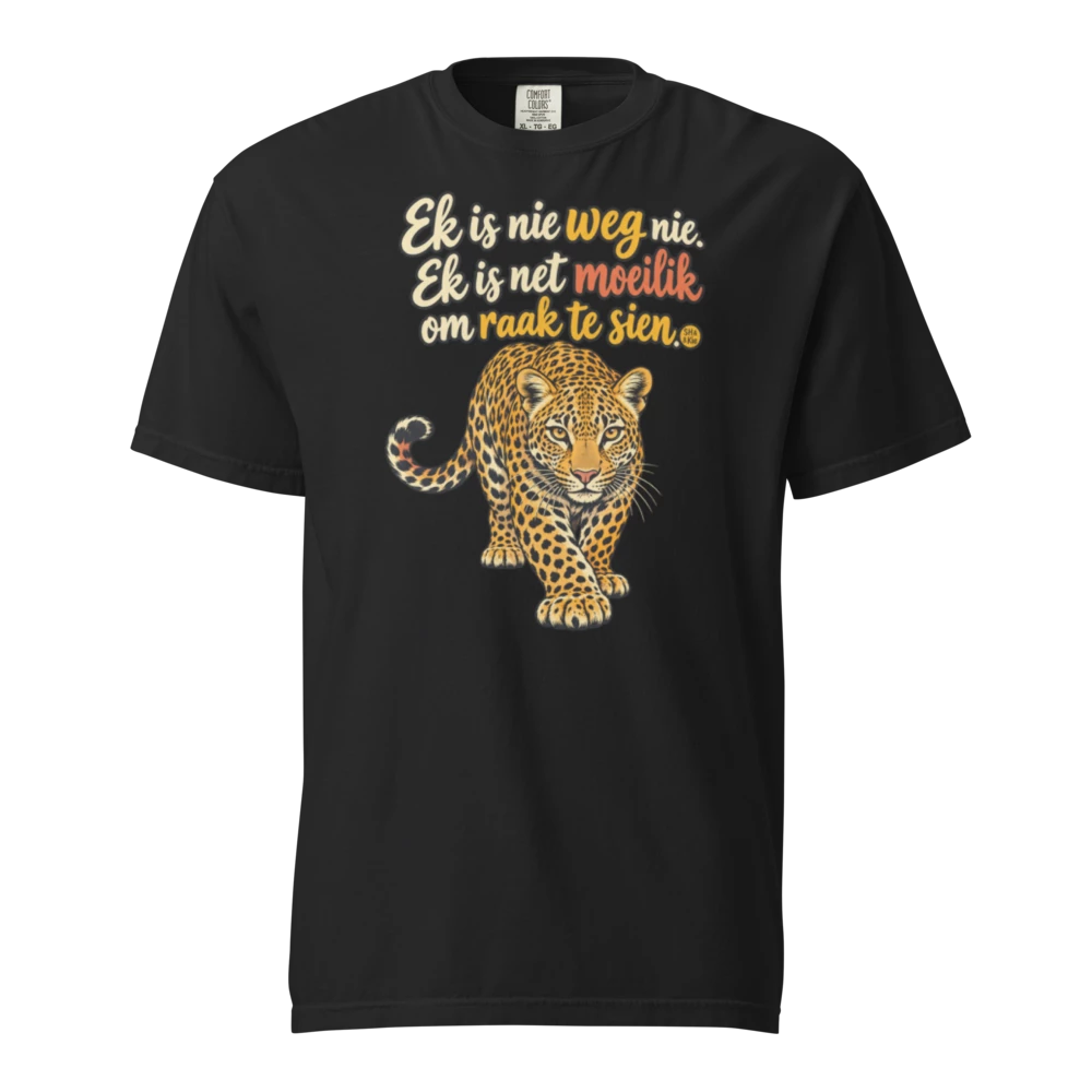 Ek is nie weg nie. Ek is net moeilik om raak te sien