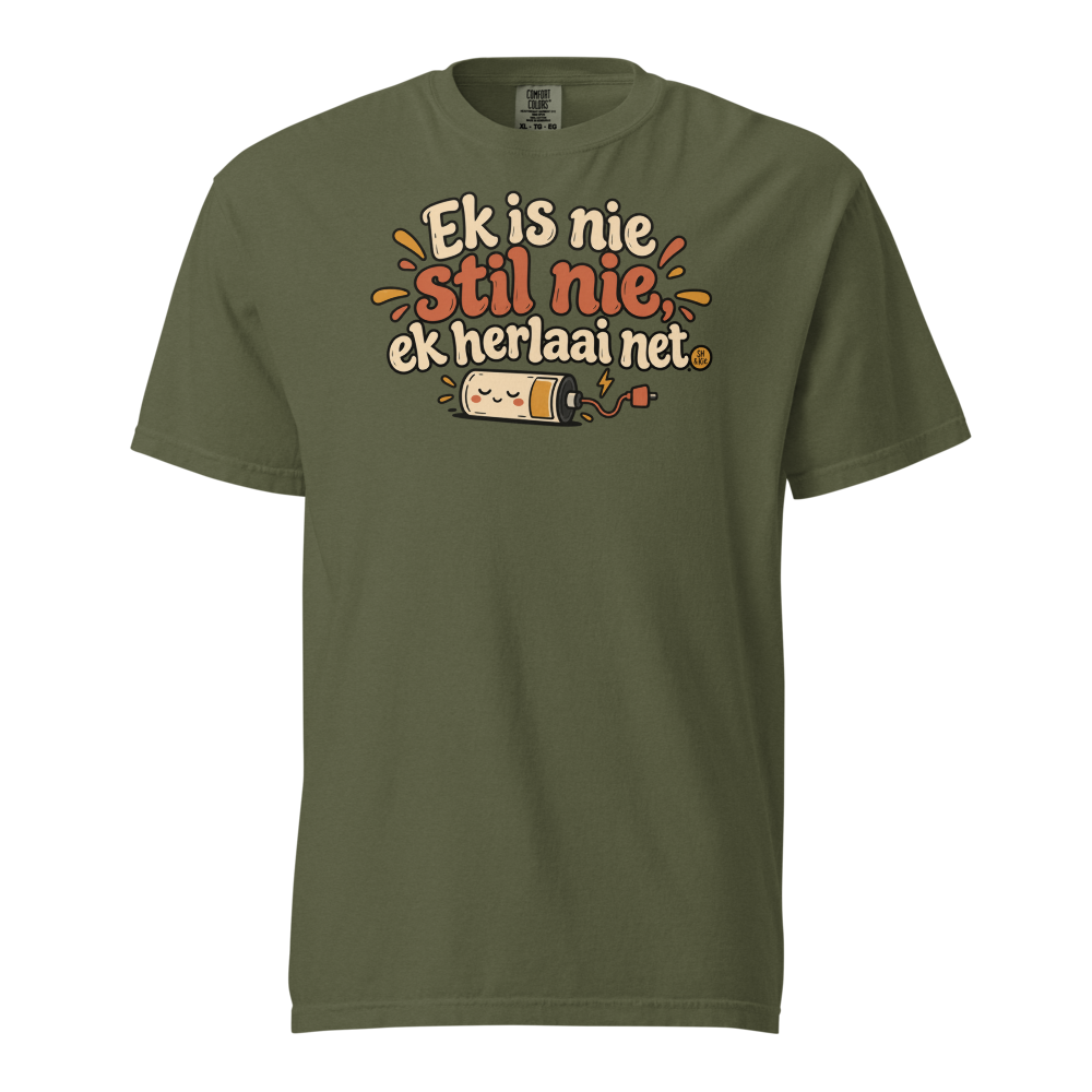 Ek is nie stil nie, ek herlaai net