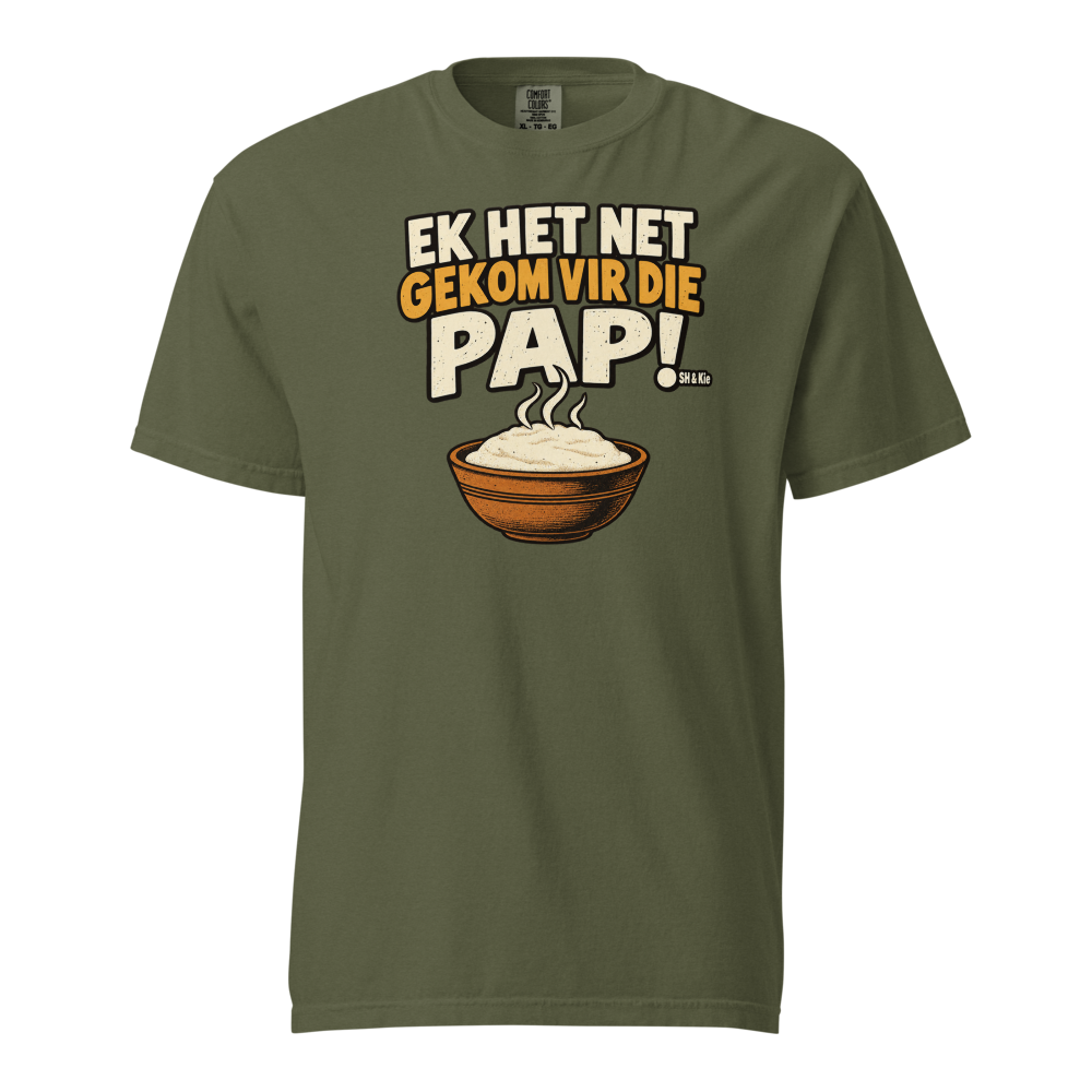 Ek het net gekom vir die pap!
