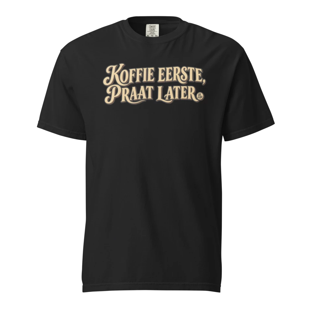 Koffie eerste, praat later