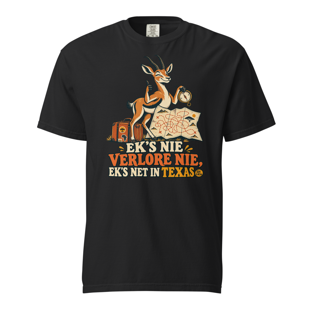 Ek’s nie verlore nie, ek’s net in Texas