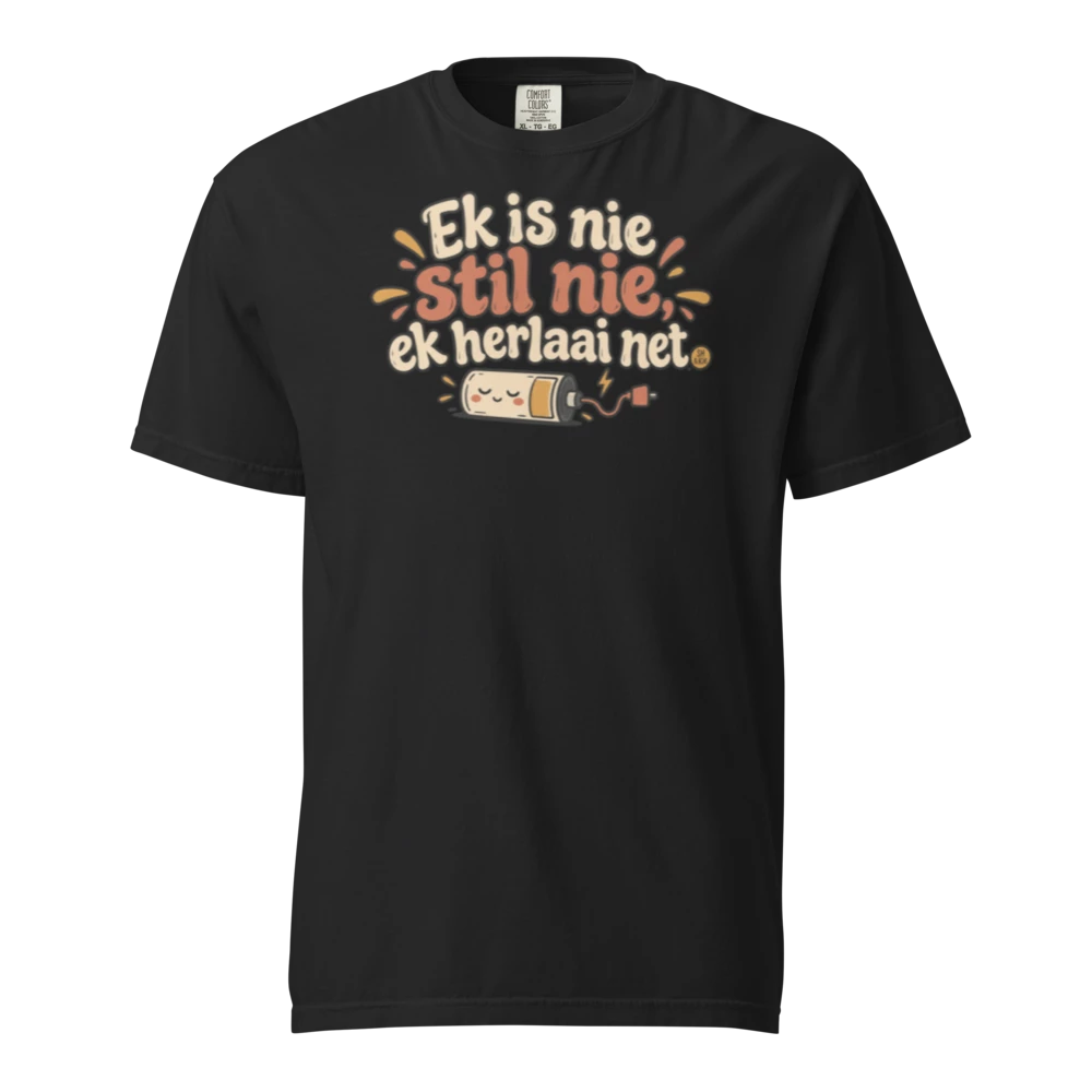 Ek is nie stil nie, ek herlaai net
