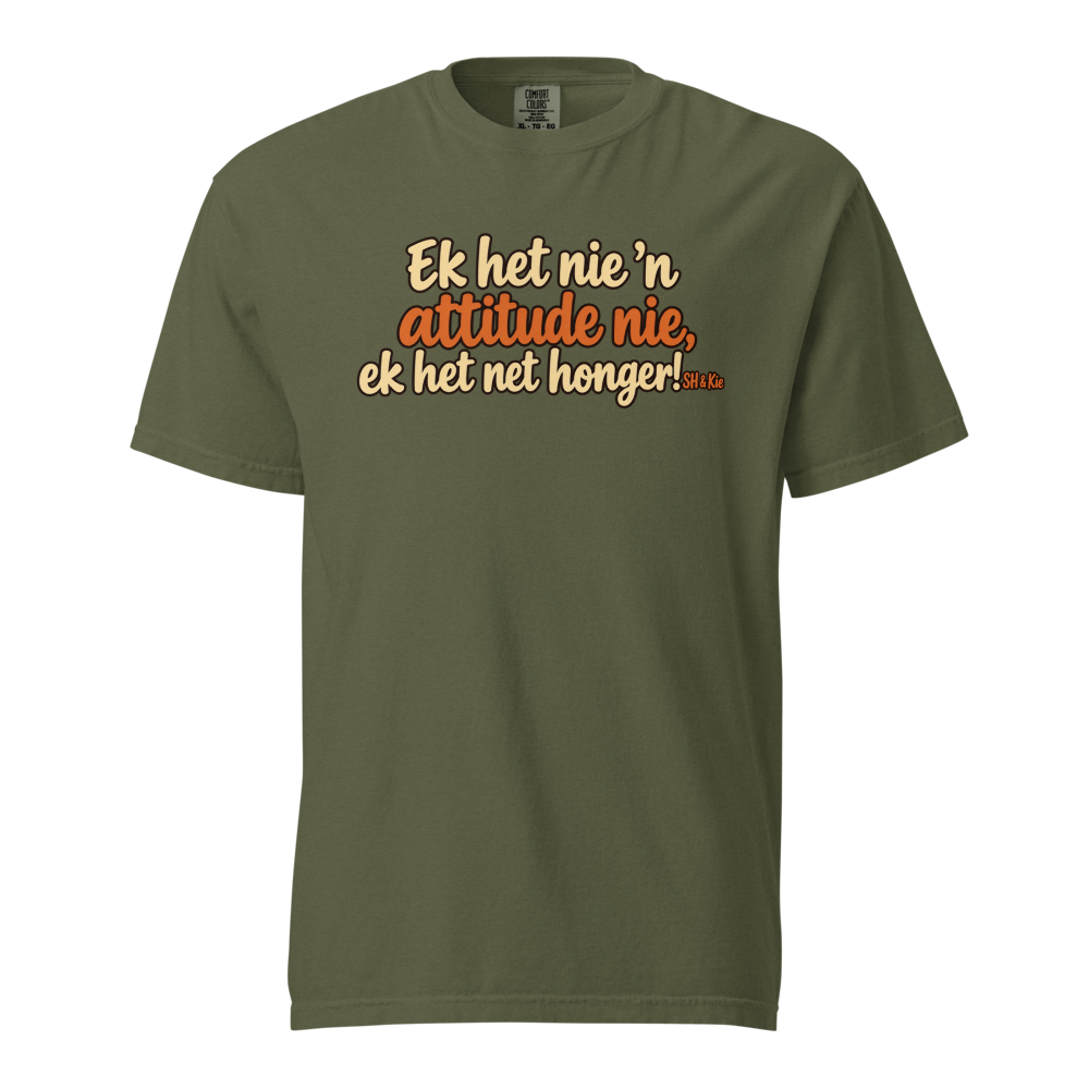 Ek het nie ’n attitude nie, ek het net honger!