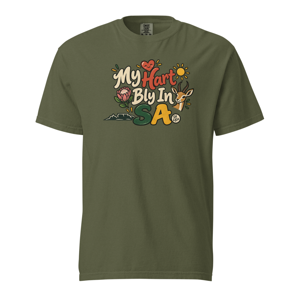 My hart bly in SA (Protea & Springbok)