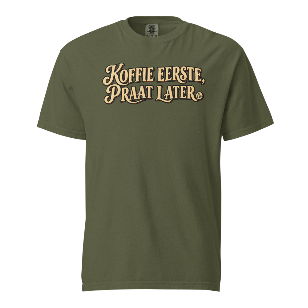Koffie eerste, praat later