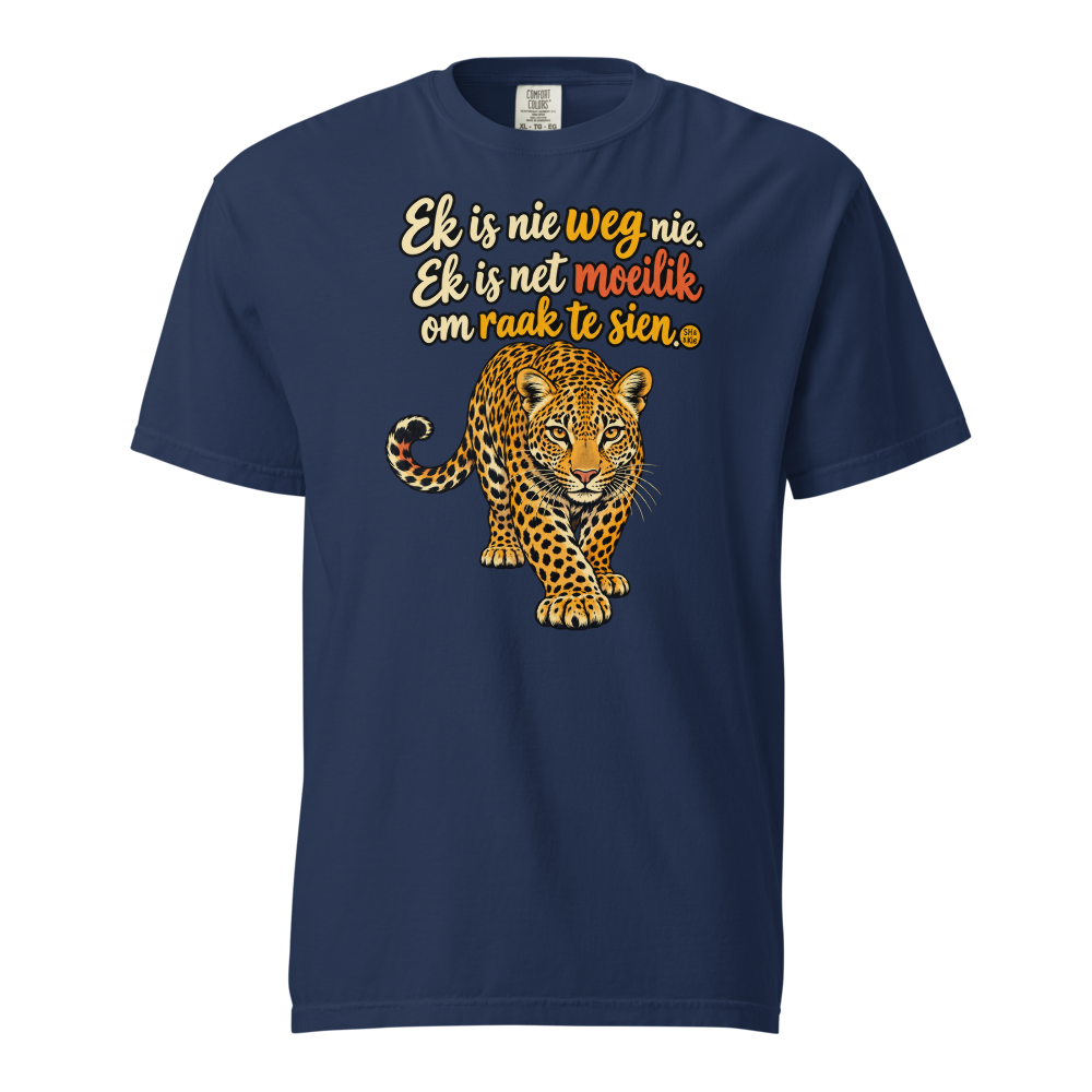 Ek is nie weg nie. Ek is net moeilik om raak te sien