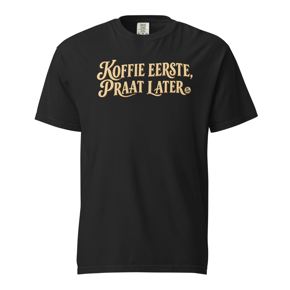 Koffie eerste, praat later