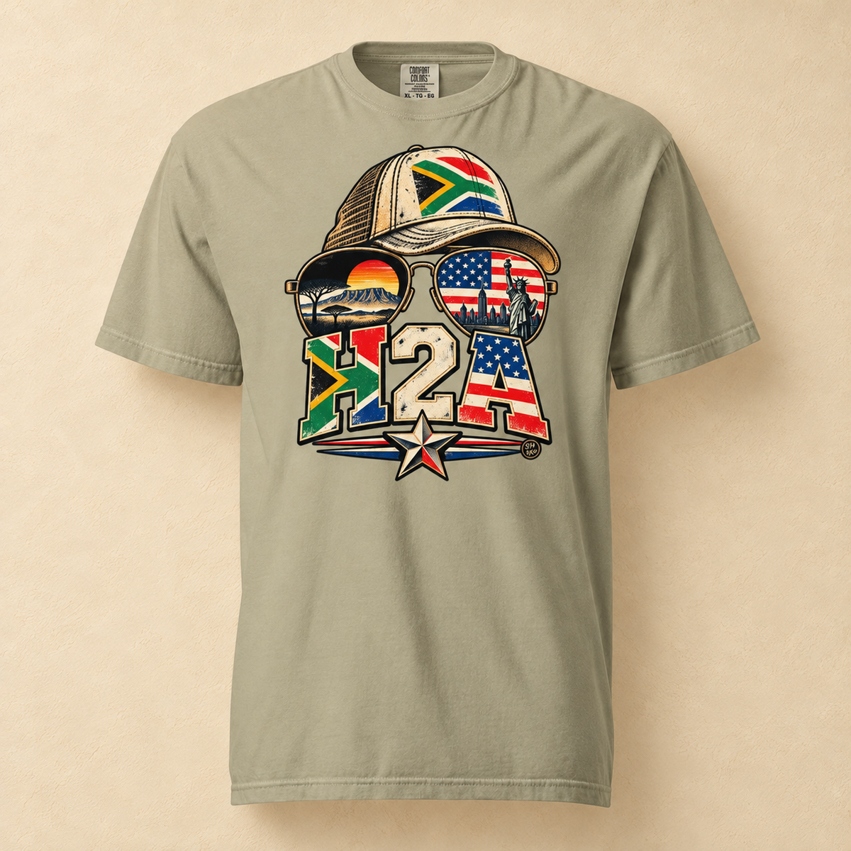 Stukkie Huis H2A gallery cover — H2A — Plaasjapie in Amerika
